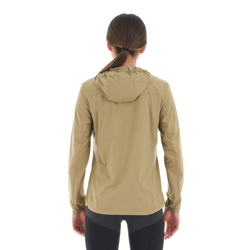 CHAQUETA MUJER SPRY WINDBREAKER 14 ZIP HOODY JACKET OLIVA LIPPI - 6