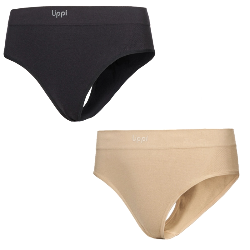 ROPA INTERIOR MUJER PACK SKINTEC SPORT HIP HUGGER GRAFITO Y TAUPE LIPPI - 1
