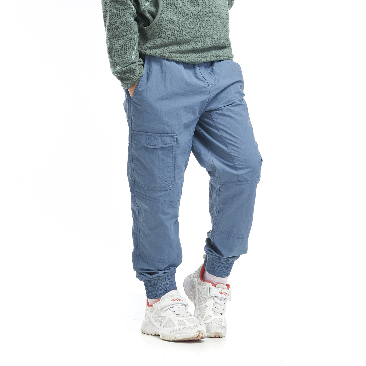 PANTALON NIÑA BREATHING PANTS AZUL GRISACEO LIPPI - 3