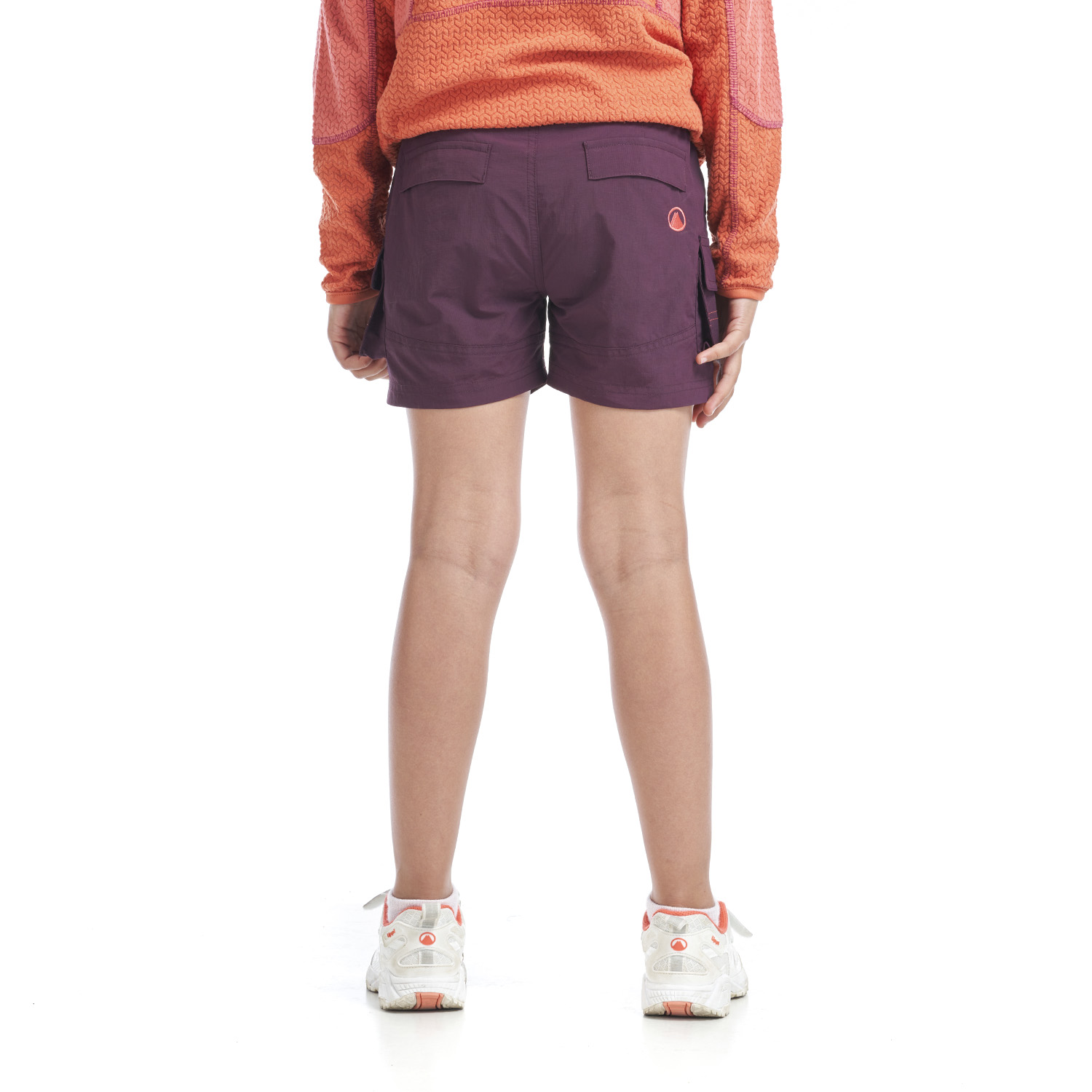 SHORT NIÑA MINI JUST-GO Q-DRY CARGO SHORTS VINO LIPPI - 4