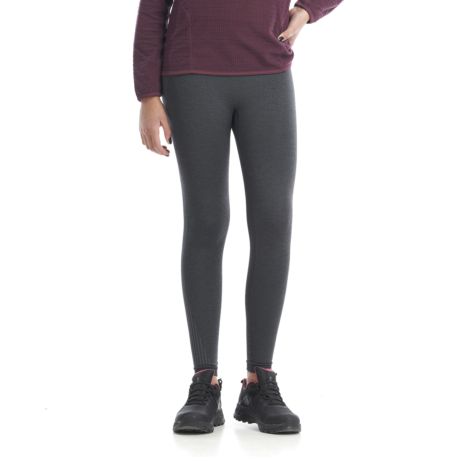 CALZA TEEN GIRL IN-MOTION SEAMLESS LEGGINGS MELANGE GRAFITO LIPPI - 2