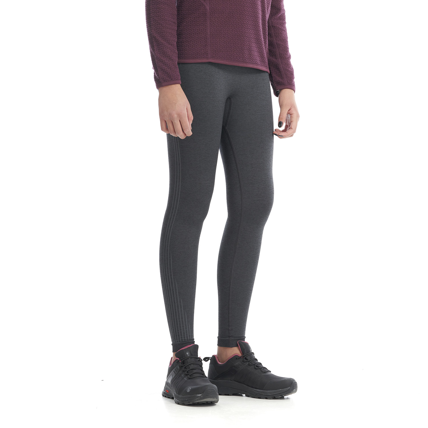 CALZA TEEN GIRL IN-MOTION SEAMLESS LEGGINGS MELANGE GRAFITO LIPPI - 3