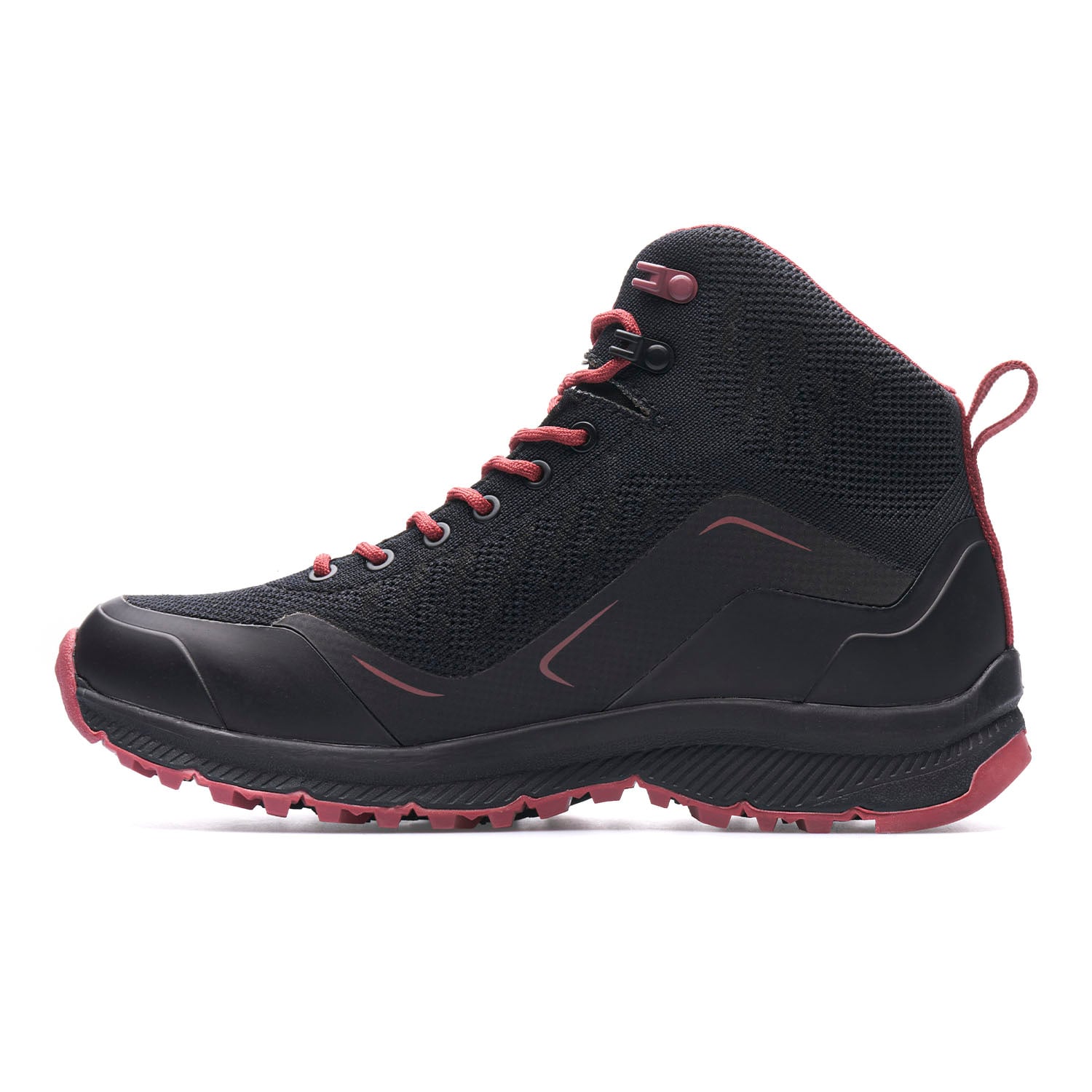 BOTIN MUJER LIGHT ROCK MID II NEGRO ROSA LIPPI - 2
