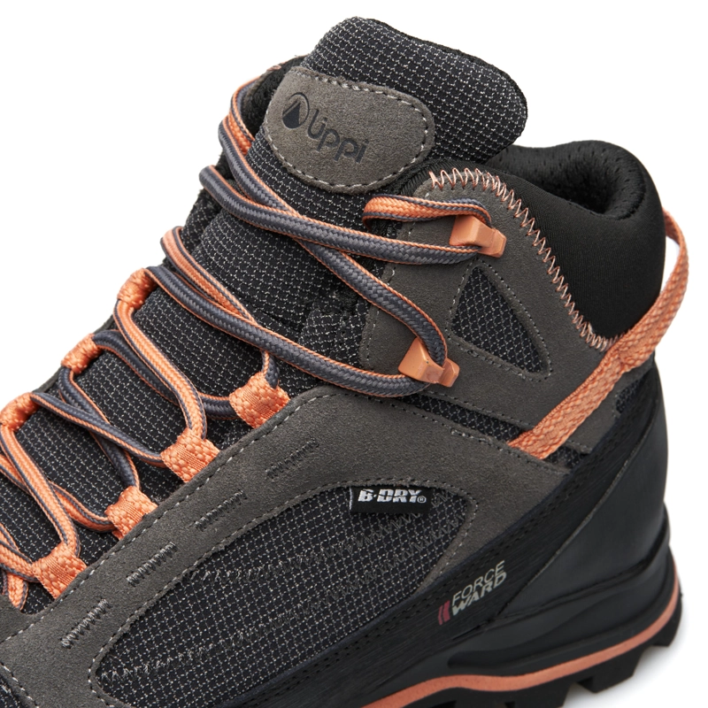 BOTIN MUJER TERRAY MID GRIS CORAL LIPPI - 7