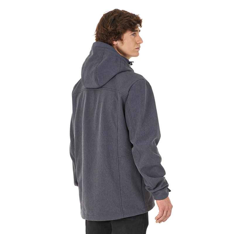 CHAQUETA HOMBRE MACAYA SOFTSHELL HOODY JACKET MELANGE AZUL LIPPI - 5