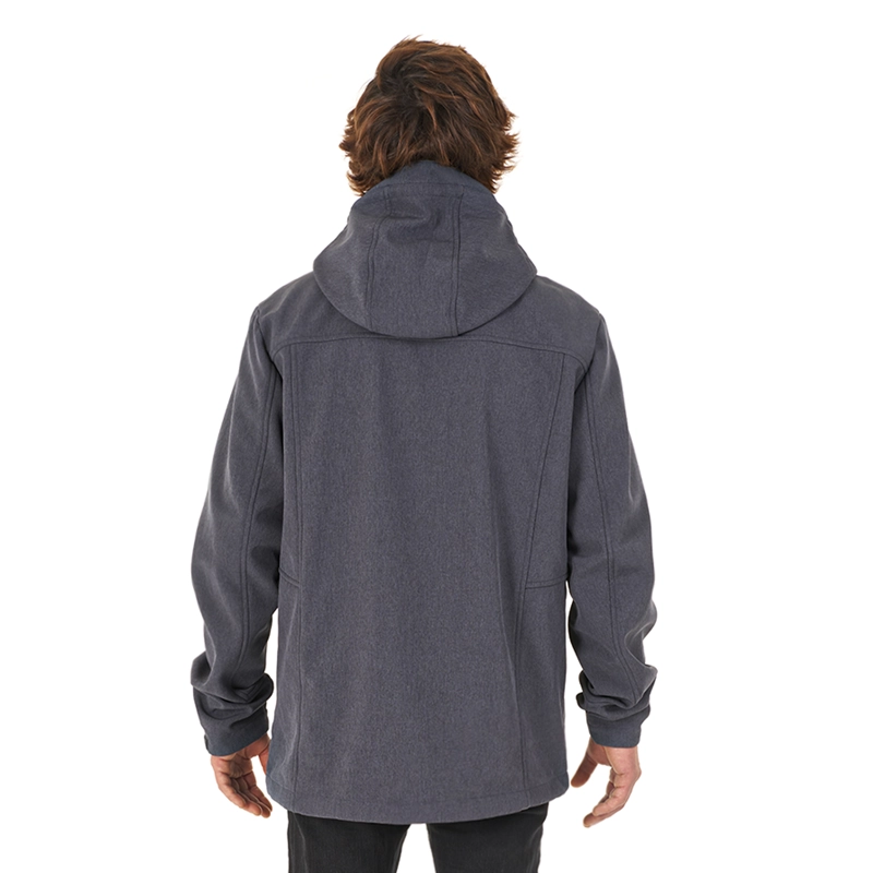 CHAQUETA HOMBRE MACAYA SOFTSHELL HOODY JACKET MELANGE AZUL LIPPI - 6
