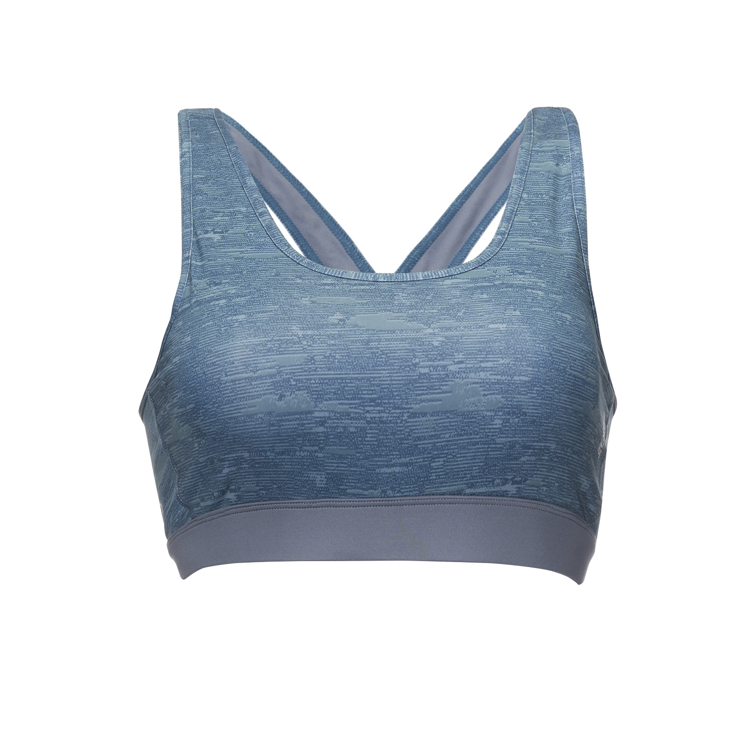 PETO MUJER IN-MOTION CROSSBACK BRA MELANGE CELESTE LIPPI - 1