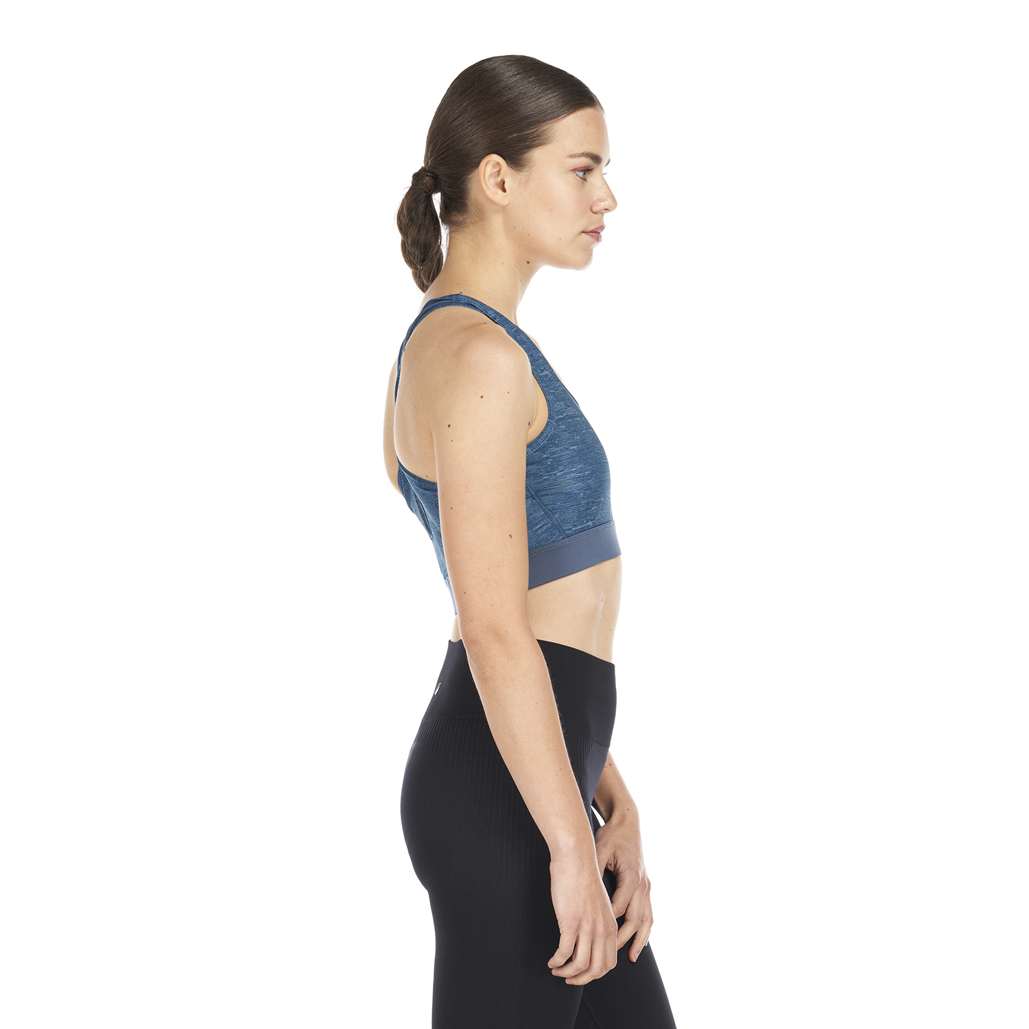 PETO MUJER IN-MOTION CROSSBACK BRA MELANGE CELESTE LIPPI - 4