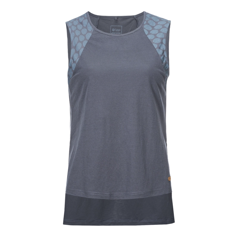 POLERA MUJER SUNSET T-SHIRT AZUL PIEDRA LIPPI - 1