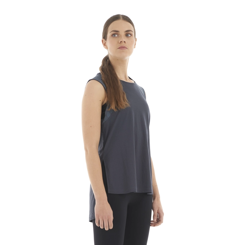 POLERA MUJER SUNSET T-SHIRT AZUL PIEDRA LIPPI - 3