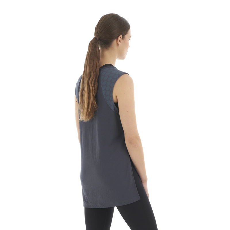 POLERA MUJER SUNSET T-SHIRT AZUL PIEDRA LIPPI - 5