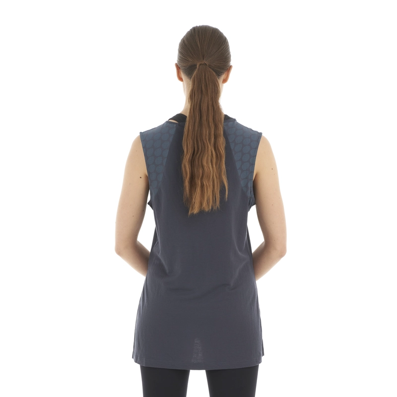 POLERA MUJER SUNSET T-SHIRT AZUL PIEDRA LIPPI - 6