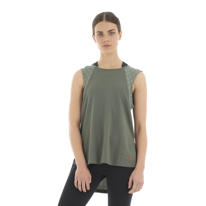 POLERA MUJER SUNSET T-SHIRT VERDE GRISACEO LIPPI - 2