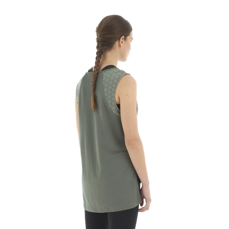 POLERA MUJER SUNSET T-SHIRT VERDE GRISACEO LIPPI - 5