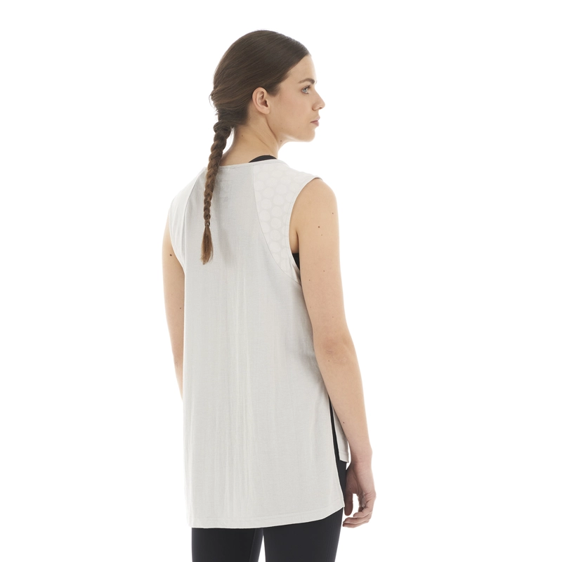 POLERA MUJER SUNSET T-SHIRT GRIS CLARO LIPPI - 5