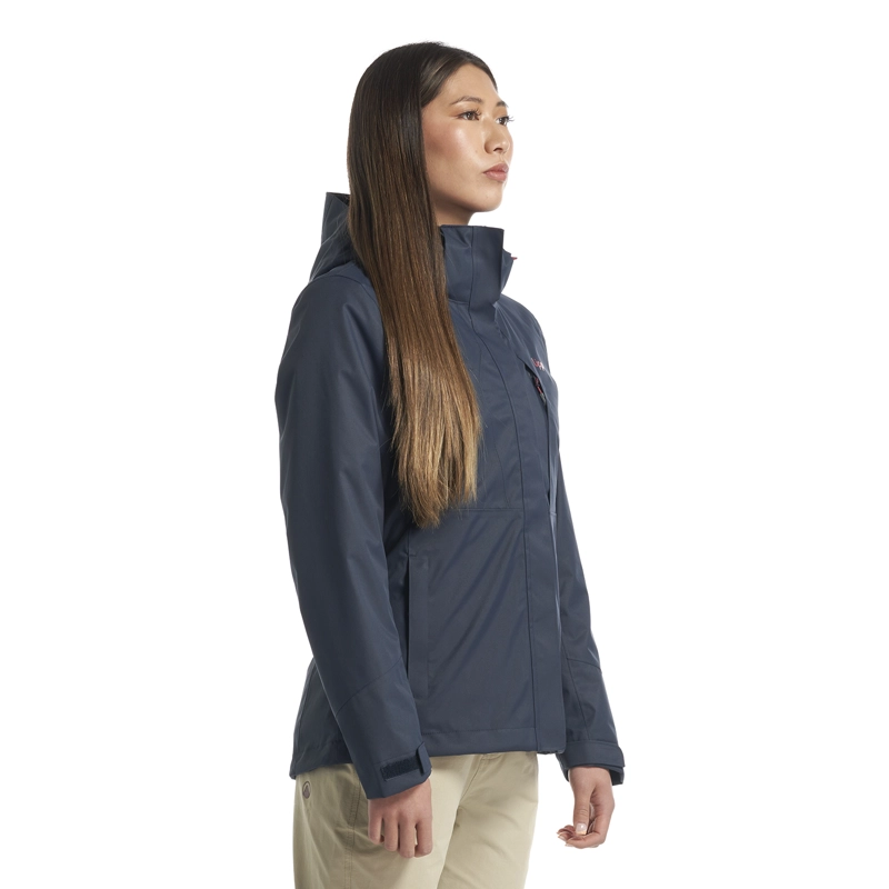 CHAQUETA MUJER TRES CRUCES FUSION-3 HOODY JACKET AZUL PIEDRA ROSA OSCURO LIPPI - 3