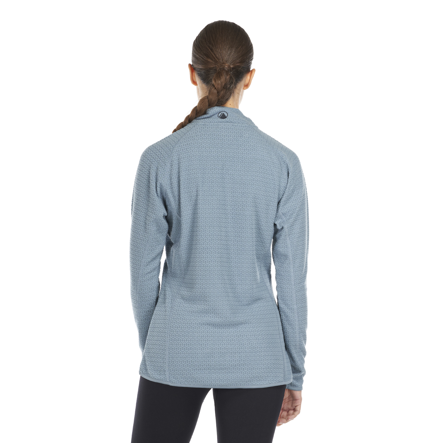 POLERON MUJER JACARANDA NANO-F 1/4 ZIP CELESTE LIPPI - 6