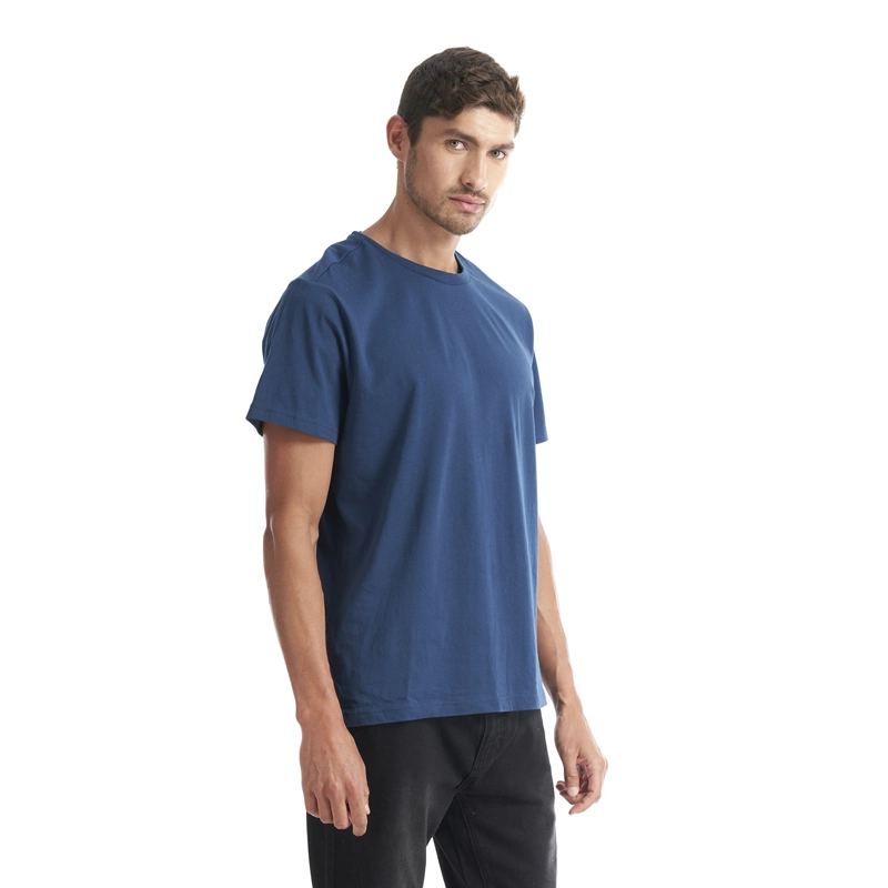 POLERA HOMBRE LIQUEN AZUL MARINO GEOGRAPHY - 3