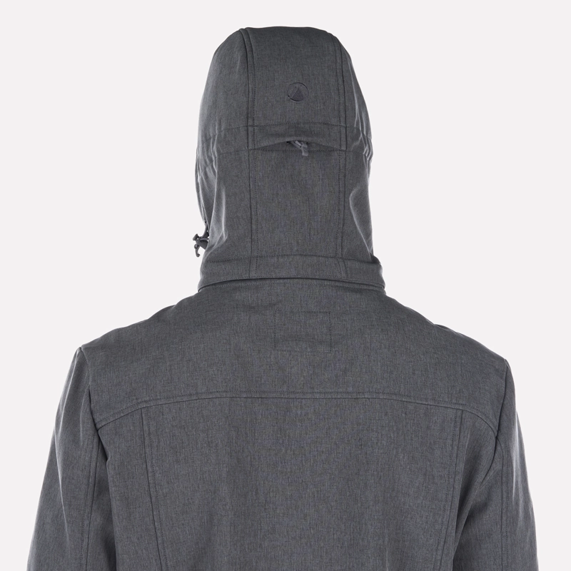 CHAQUETA HOMBRE MACAYA SOFTSHELL HOODY JACKET MELANGE GRAFITO LIPPI I23 - 6