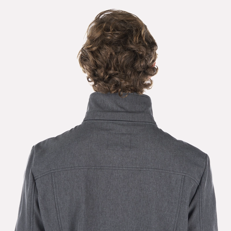 CHAQUETA HOMBRE MACAYA SOFTSHELL HOODY JACKET MELANGE GRAFITO LIPPI I23 - 7