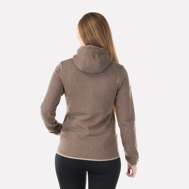 POLAR MUJER ALAMO BLEND-PRO HOODY JACKET TAUPE LIPPI V23 - 3