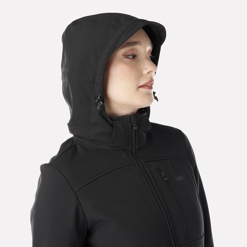CHAQUETA MUJER MACAYA SOFTSHELL HOODY JACKET NEGRO LIPPI - 5