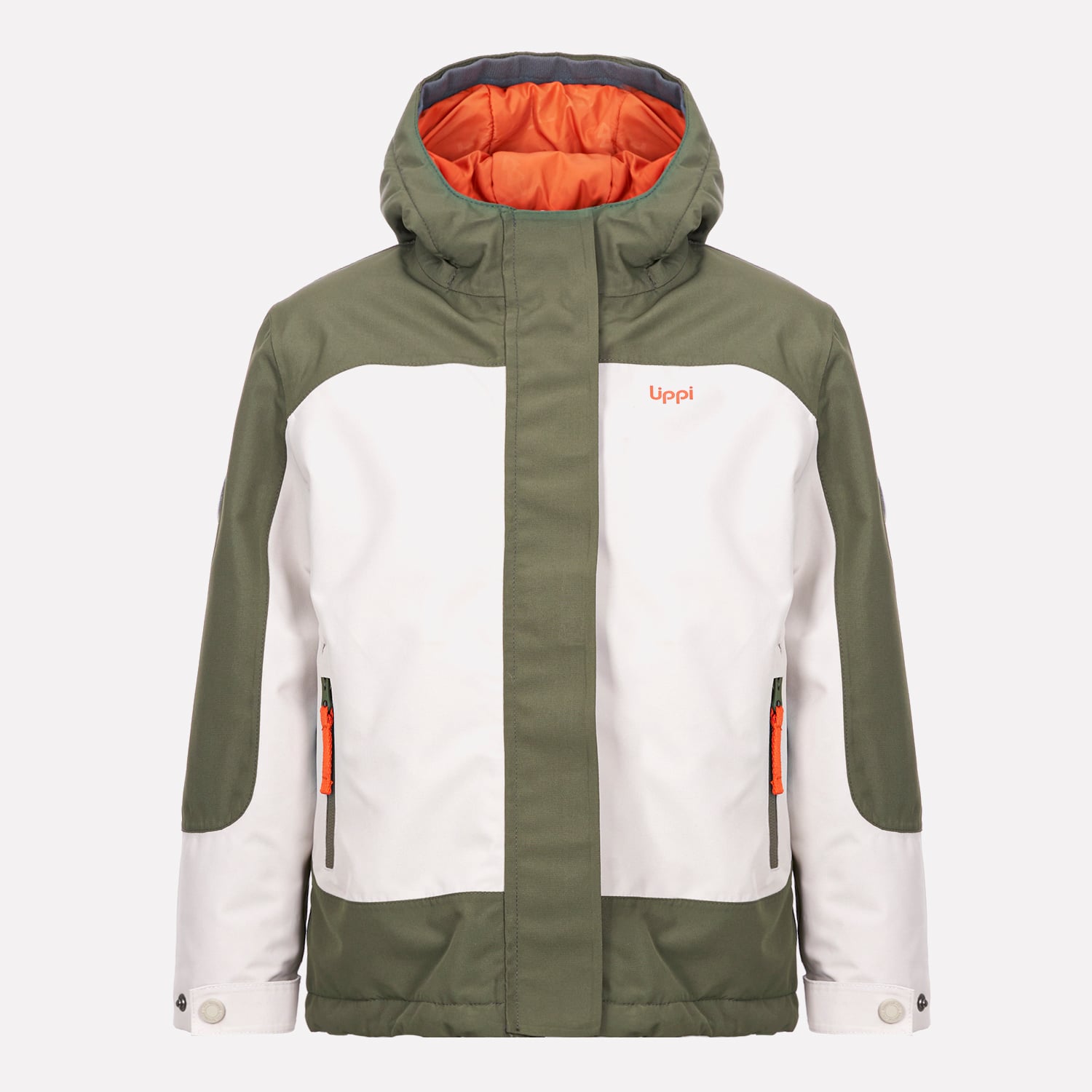CHAQUETA NIÑO LIPPI ARENA ANDES SNOW B-DRY HOODY JACKET VERDE MUSGO - 1