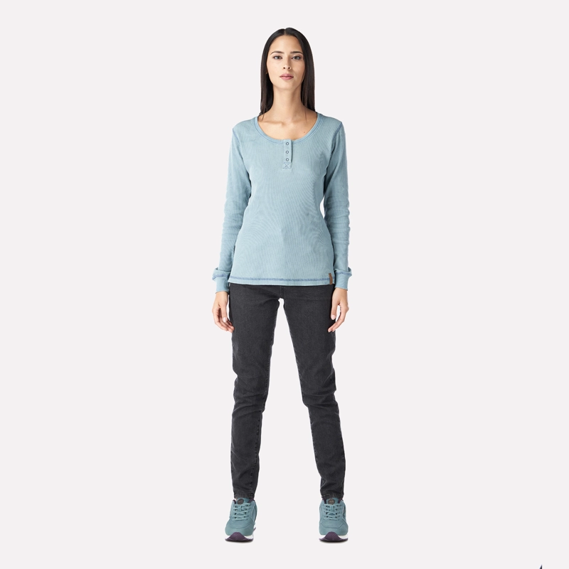 PANTALON MUJER JEANS CON GIN NEGRO HAKA HONU - 6