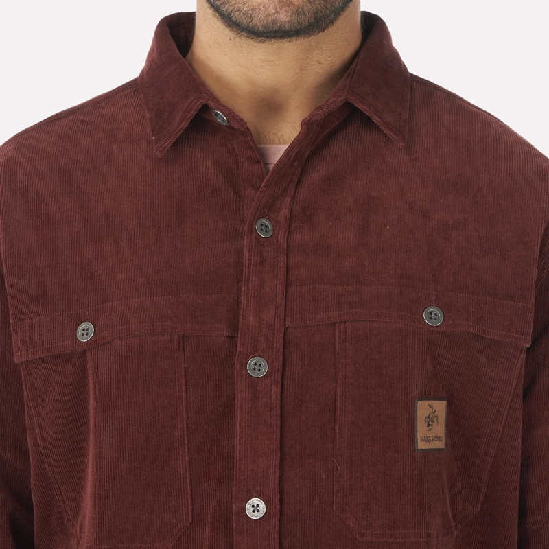 CAMISA HOMBRE MERMELADA DE PERLA BURDEO HAKA HONU - 4