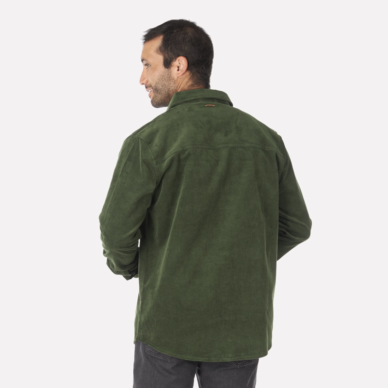 CAMISA HOMBRE MERMELADA DE PERLA VERDE MILITAR HAKA HONU - 3