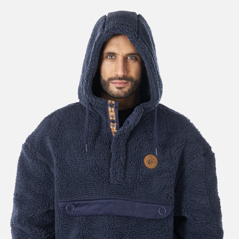 POLERON HOMBRE CHI-PORRITO AZUL HAKA HONU - 4
