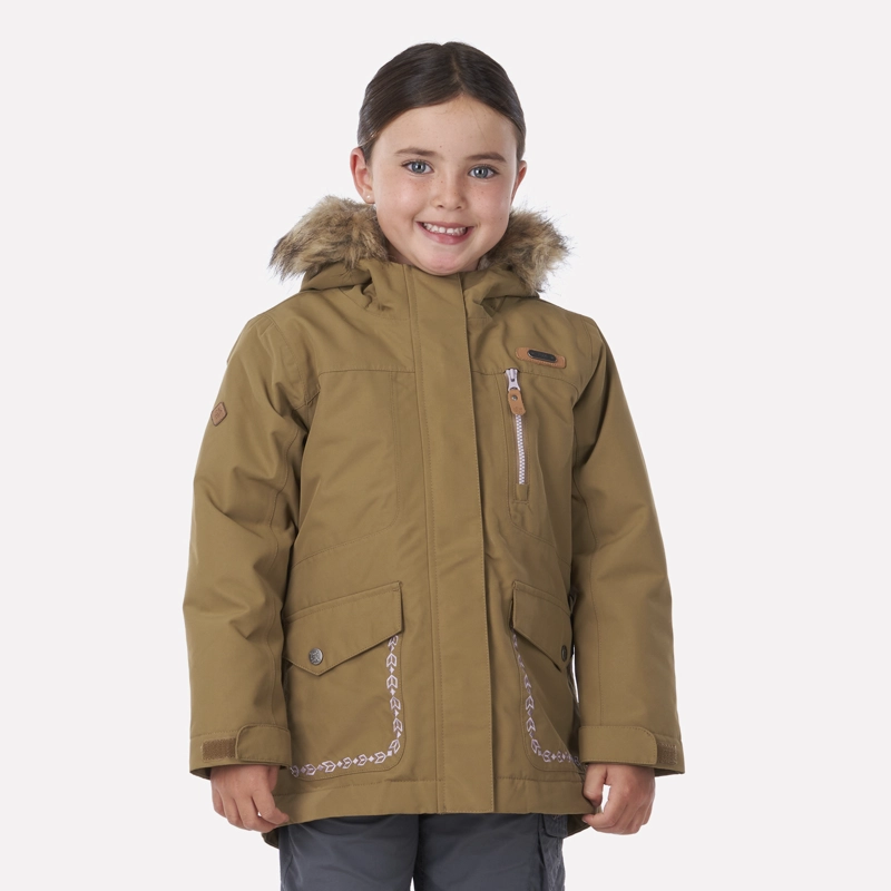 CHAQUETA NIÑA LIPPI CAFÉ PARDO ROBLE B-DRY HOODY JACKET - 2