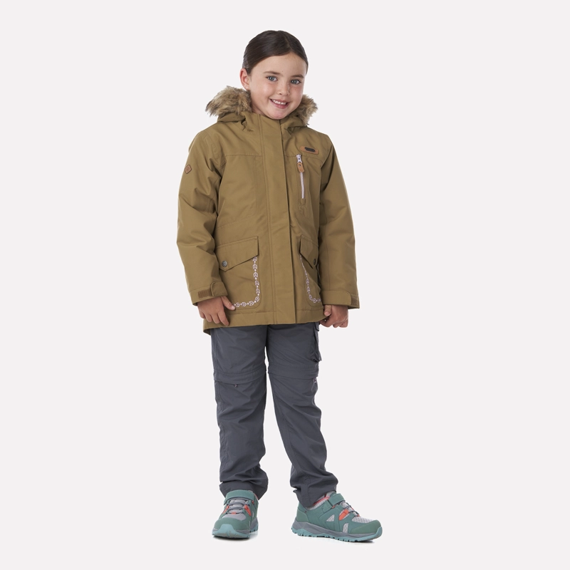 CHAQUETA NIÑA LIPPI CAFÉ PARDO ROBLE B-DRY HOODY JACKET - 6
