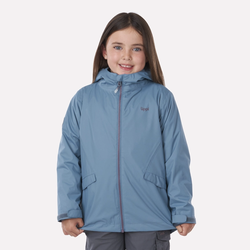 CHAQUETA NIÑA LIPPI CELESTE SNOWBALL FUSION-3 HOODY JACKET OSCURO - 2