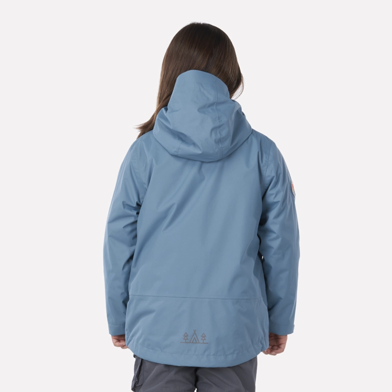 CHAQUETA NIÑA LIPPI CELESTE SNOWBALL FUSION-3 HOODY JACKET OSCURO - 3