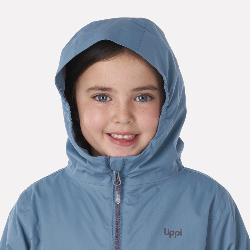 CHAQUETA NIÑA LIPPI CELESTE SNOWBALL FUSION-3 HOODY JACKET OSCURO - 4