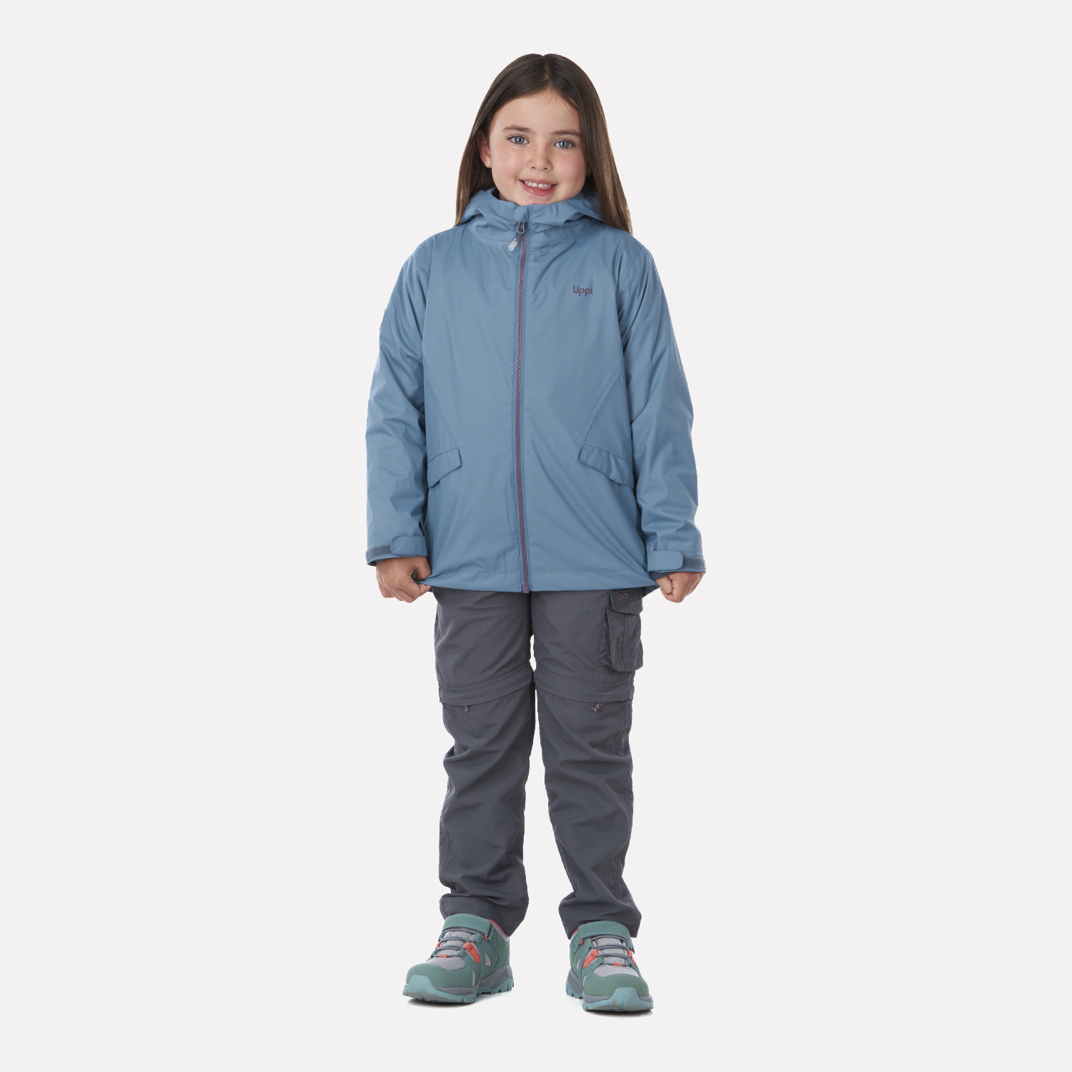 CHAQUETA NIÑA LIPPI CELESTE SNOWBALL FUSION-3 HOODY JACKET OSCURO - 6