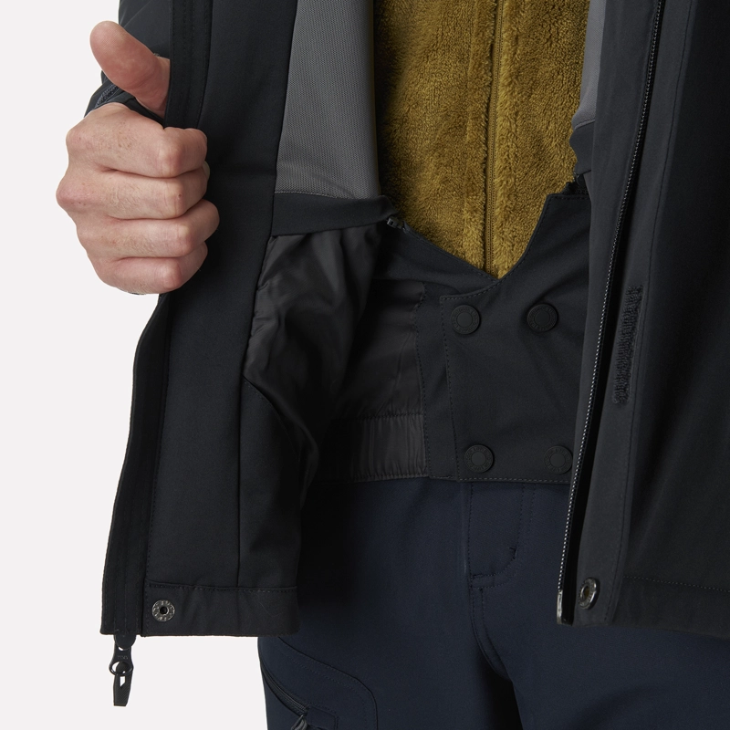 CHAQUETA HOMBRE ANDES B-DRY HOODY JACKET NEGRO LIPPI I22 - 4