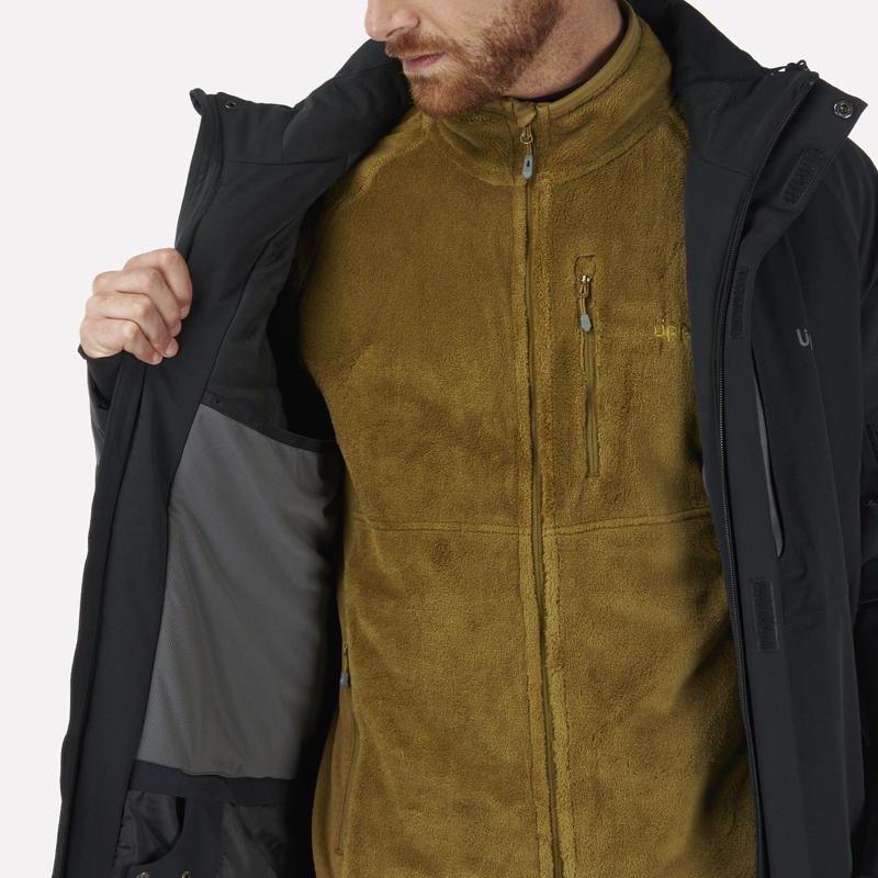 CHAQUETA HOMBRE ANDES B-DRY HOODY JACKET NEGRO LIPPI I22 - 5