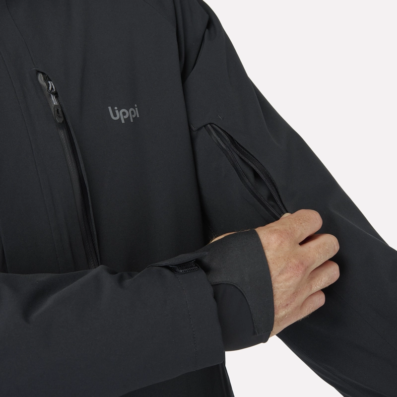 CHAQUETA HOMBRE ANDES B-DRY HOODY JACKET NEGRO LIPPI I22 - 6