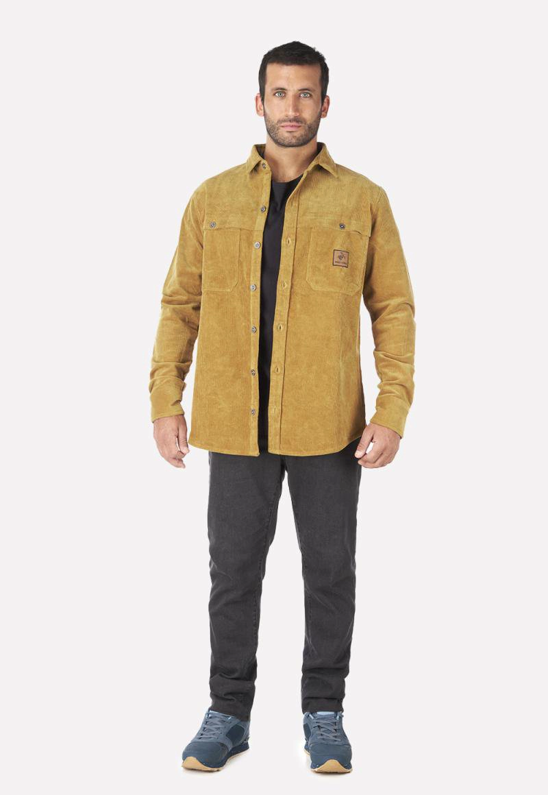 CAMISA HOMBRE MERMELADA DE PERLA MOSTAZA HAKA HONU - 5