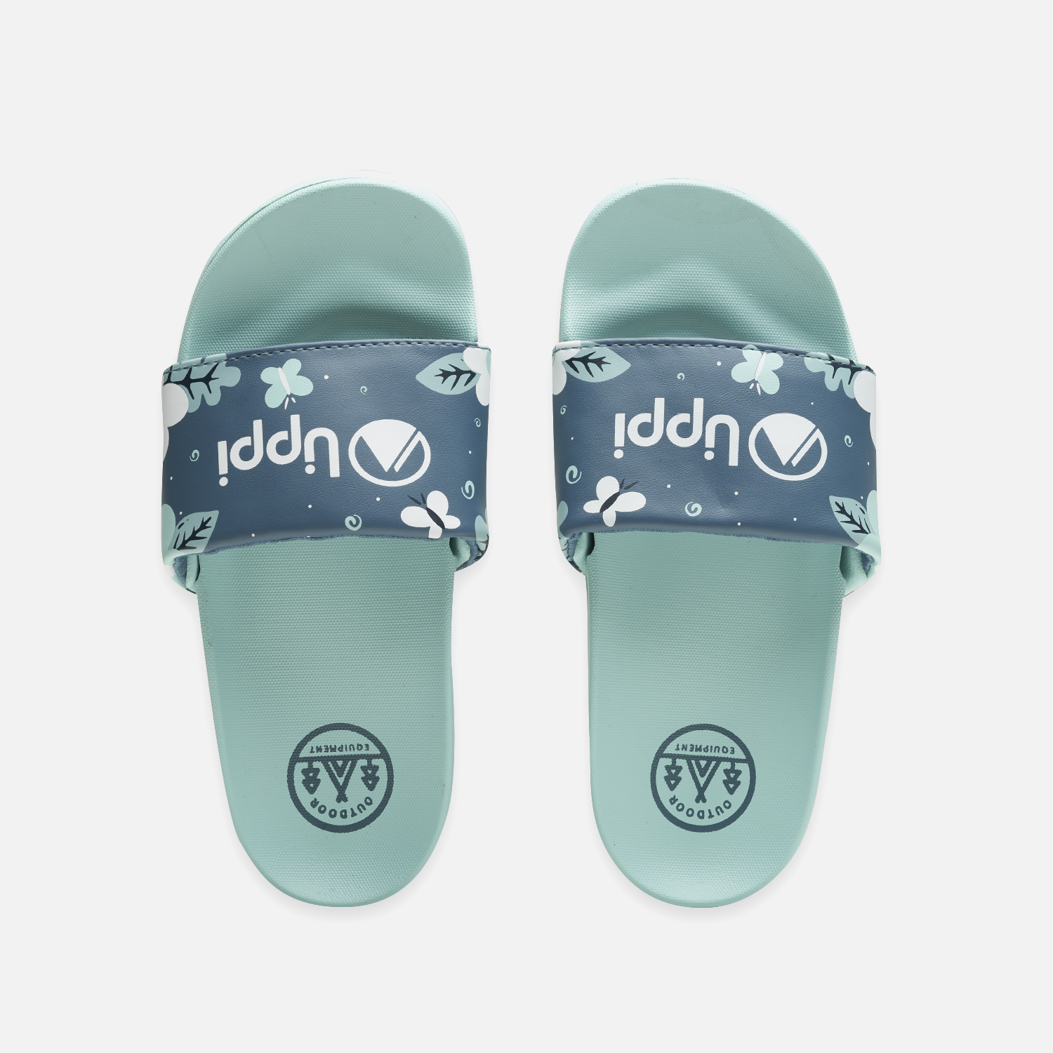 SANDALIAS NIÑA LIPPI CELESTE INSIGNE SLIDE KIDS - 4