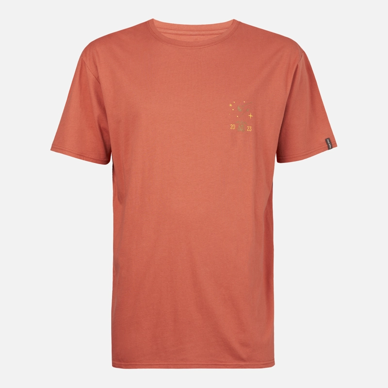 POLERA HOMBRE ATARDECER NARANJO HAKA HONU - 1