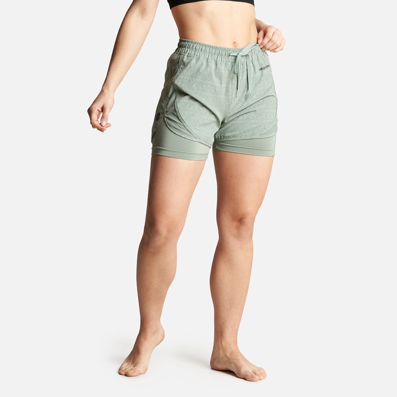 SHORT MUJER CANCHERA FULL PRINT BEIGE HAKA HONU - 2