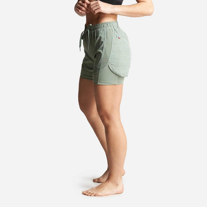SHORT MUJER CANCHERA FULL PRINT BEIGE HAKA HONU - 3