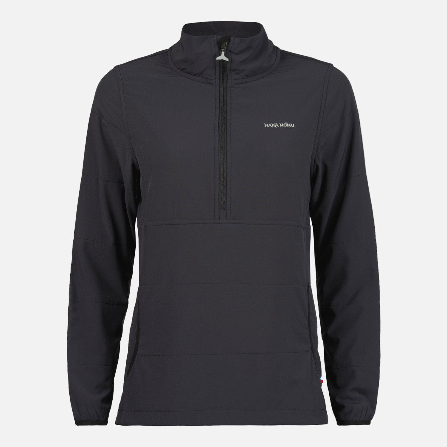 POLERON MUJER DEL SUR 1/4 ZIP SIN CAPUCHA  NEGRO HAKA HONU - 1