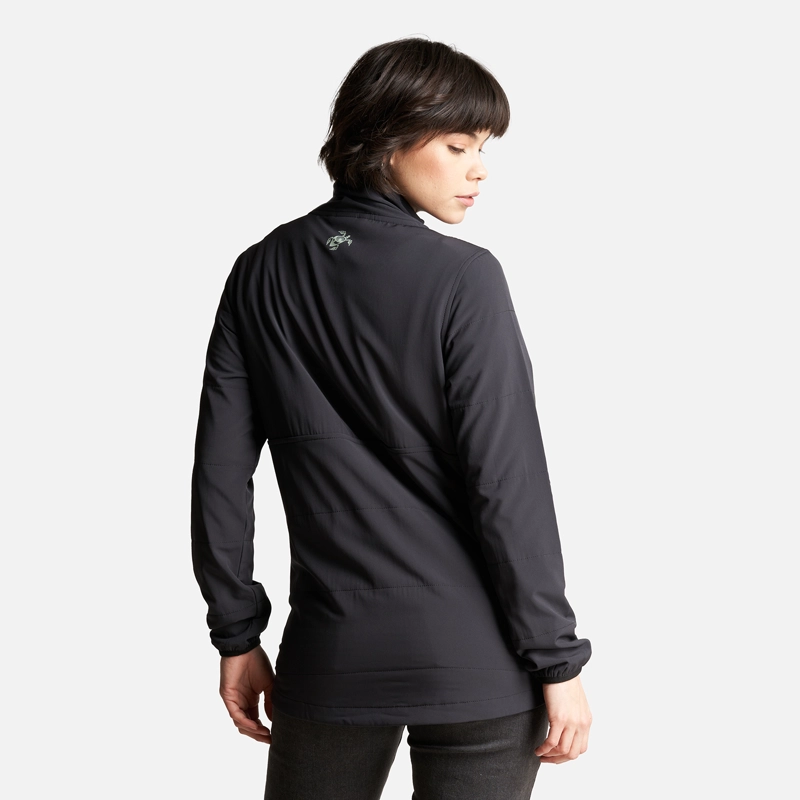 POLERON MUJER DEL SUR 1/4 ZIP SIN CAPUCHA  NEGRO HAKA HONU - 4