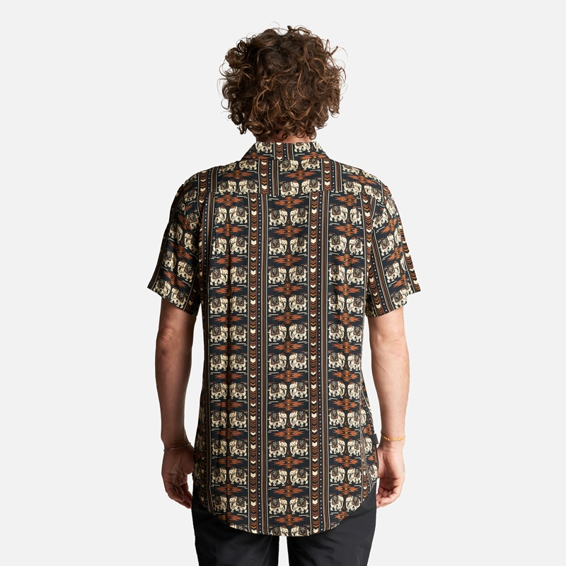 CAMISA HOMBRE GOOD KARMA FULL PRINT NEGRO HAKA HONU - 4