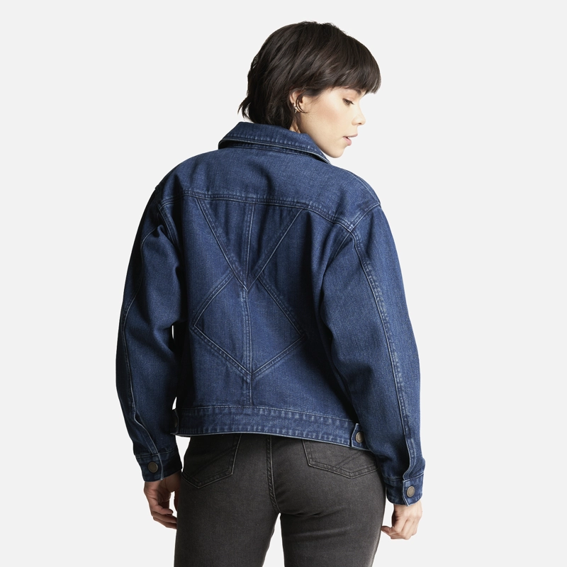 CHAQUETA MUJER JAMES JEANS AZUL HAKA HONU V23 - 4