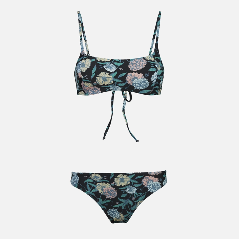 TRAJE DE BAÑO MUJER SIRENA FULL PRINT AZUL OSCURO HAKA HONU - 1
